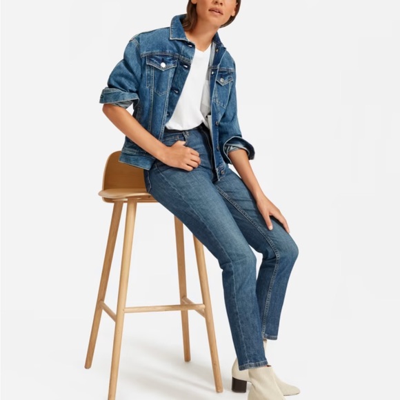 Everlane The Cheeky Jean in Faded Indigo (OG 2019 one) - Picture 3 of 7
